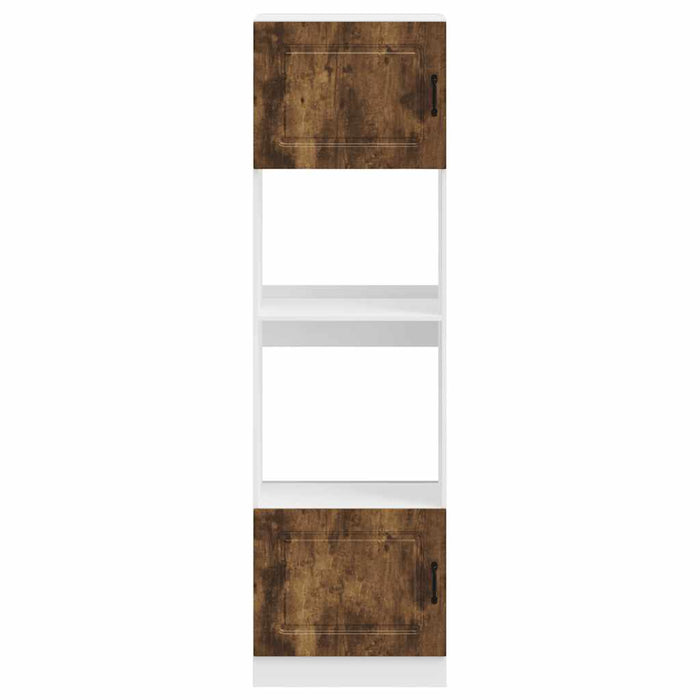 Armadi Forno 2 pz Kalmar Rovere Fumo in Legno Multistrato 3315036