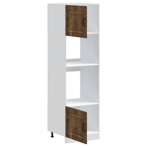 Armadi Forno 2 pz Kalmar Rovere Fumo in Legno Multistrato 3315036