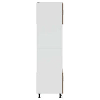 Armadi Forno 2 pz Kalmar Rovere Marrone in Legno Multistrato 3315038