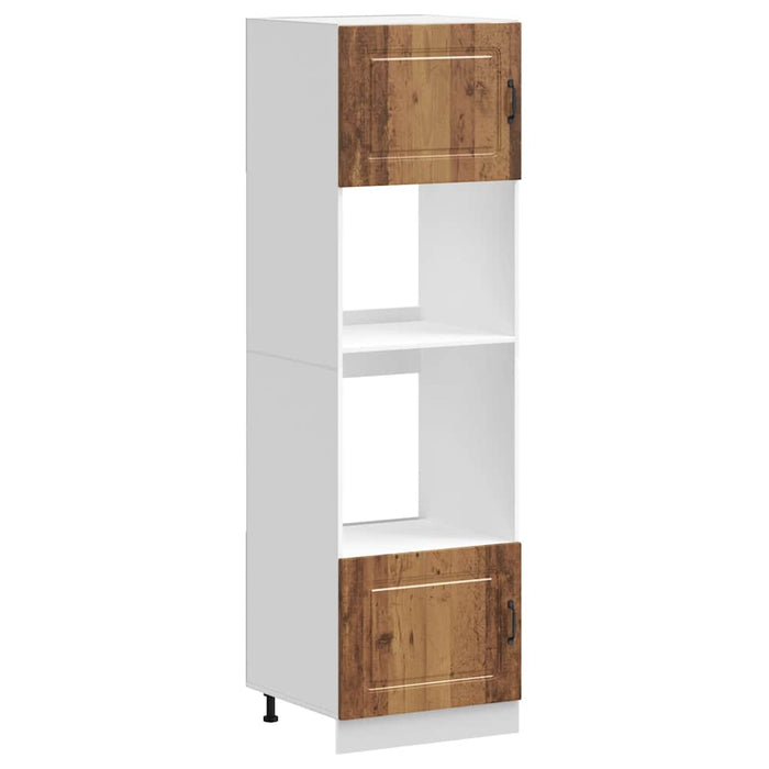 vidaXL Armadi Forno 2 pz Kalmar Legno Antico in Legno Multistrato