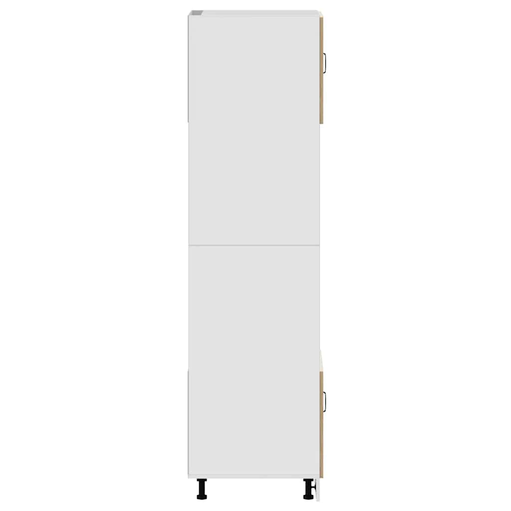 vidaXL Armadi Forno 2 pz Lucca Rovere Sonoma in Legno Multistrato