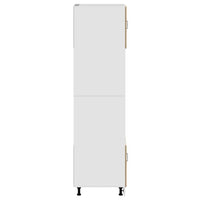 vidaXL Armadi Forno 2 pz Lucca Rovere Sonoma in Legno Multistrato