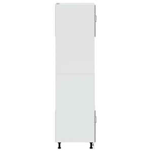 vidaXL Armadi Forno 2 pz Lucca Grigio Cemento in Legno Multistrato