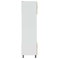 vidaXL Armadi Forno 2pz Lucca Rovere Artigianale in Legno Multistrato