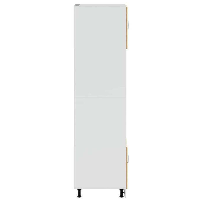 vidaXL Armadi Forno 2pz Lucca Rovere Artigianale in Legno Multistrato