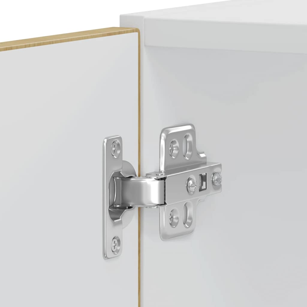 vidaXL Armadi Forno 2pz Lucca Rovere Artigianale in Legno Multistrato