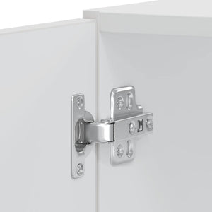 vidaXL Armadi Forno 2 pz Porto Bianchi in Legno Multistrato