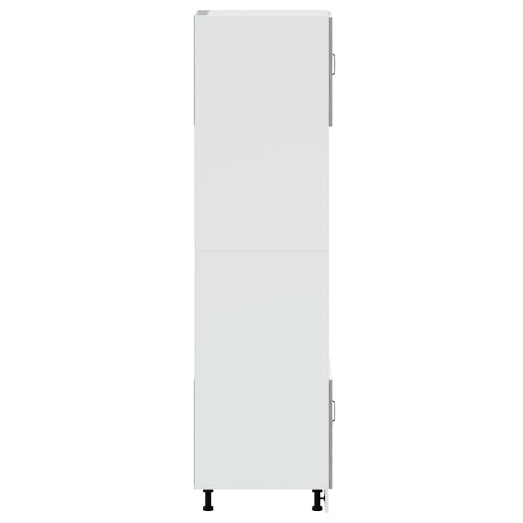 Armadi Forno 2 pz Porto Grigio Sonoma in Legno Multistrato 3315057