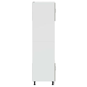 Armadi Forno 2 pz Porto Grigio Sonoma in Legno Multistrato 3315057