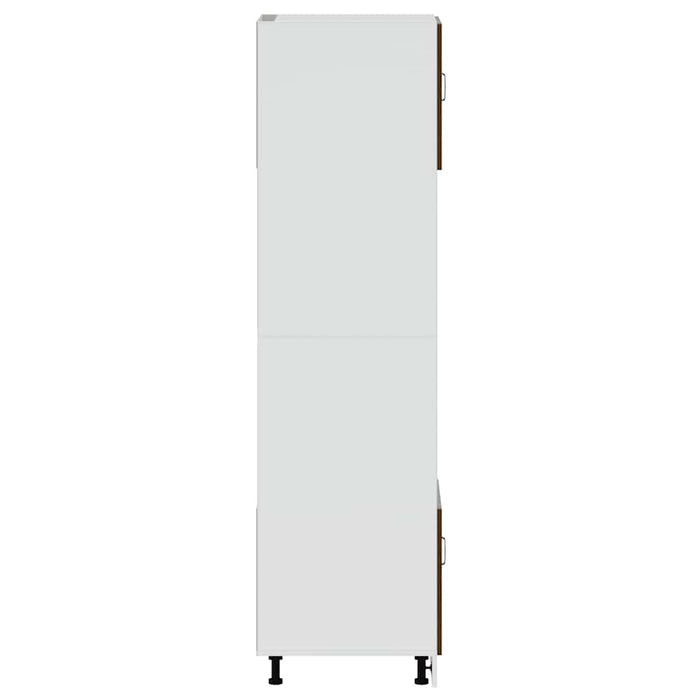 Armadi Forno 2 pz Porto Rovere Marrone in Legno Multistrato 3315058