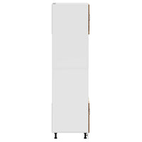 vidaXL Armadi Forno 2 pz Porto Legno Antico in Legno Multistrato