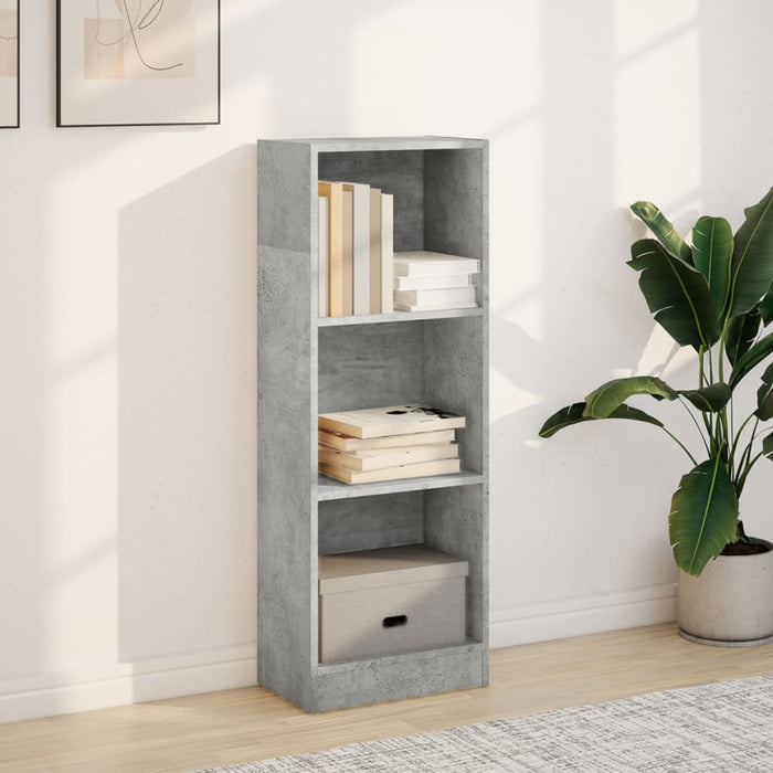 Libreria Grigio Cemento 40x24x109 cm in Truciolato 857777