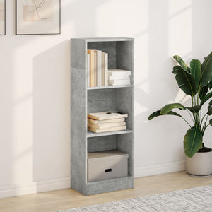 Libreria Grigio Cemento 40x24x109 cm in Truciolato 857777