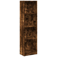 Libreria Rovere Fumo 40x24x176 cm in Legno Multistrato 857796