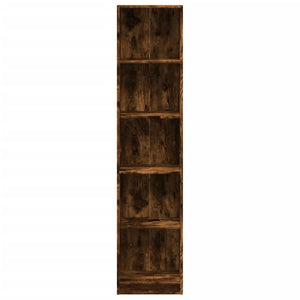 Libreria Rovere Fumo 40x24x176 cm in Legno Multistrato 857796