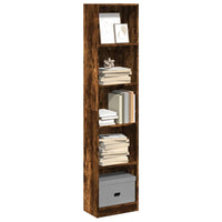 Libreria Rovere Fumo 40x24x176 cm in Legno Multistrato 857796