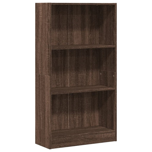 Libreria Rovere Marrone 60x24x109 cm in Legno Multistrato 857809
