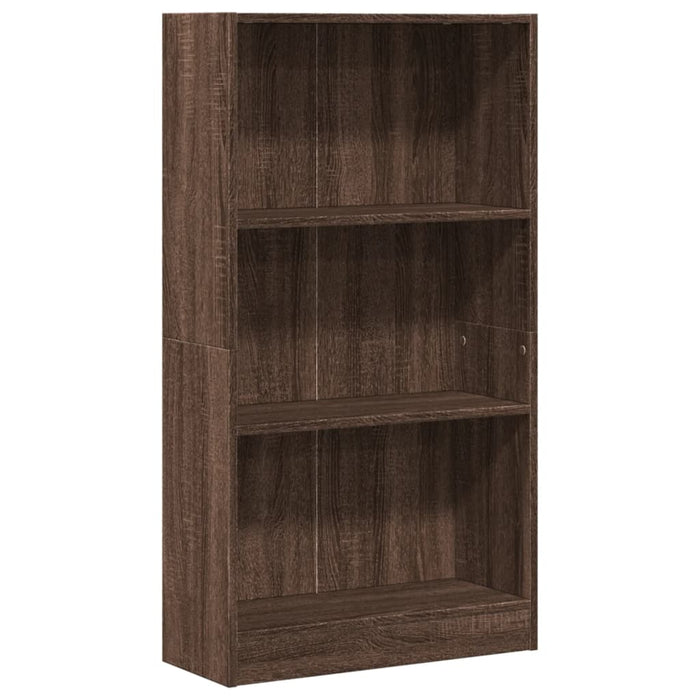 Libreria Rovere Marrone 60x24x109 cm in Legno Multistrato 857809