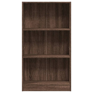 Libreria Rovere Marrone 60x24x109 cm in Legno Multistrato 857809