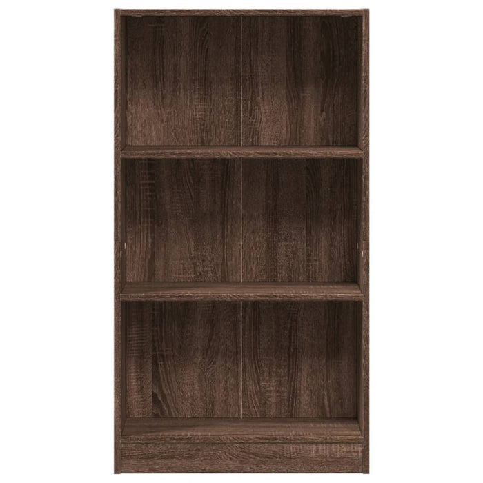 Libreria Rovere Marrone 60x24x109 cm in Legno Multistrato 857809