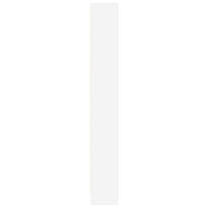 Libreria Bianca 60x24x176 cm in Legno Massello 857821