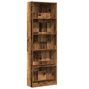 Libreria Legno Antico 60x24x176 cm in Legno Multistrato 857828