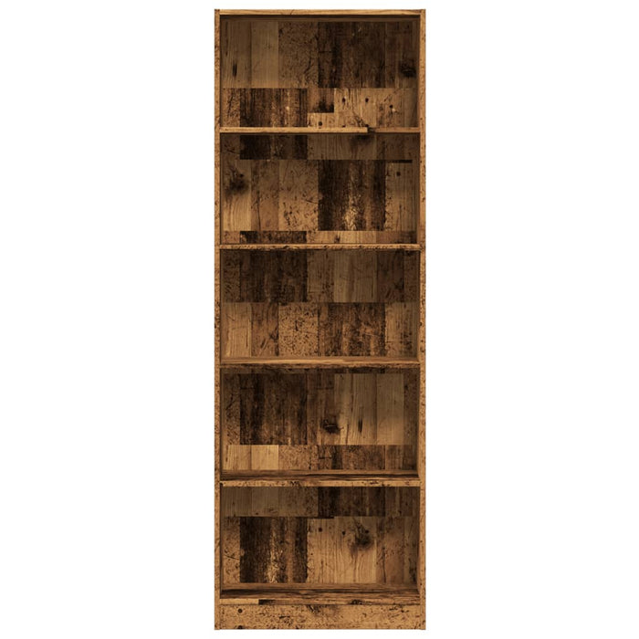 Libreria Legno Antico 60x24x176 cm in Legno Multistrato 857828