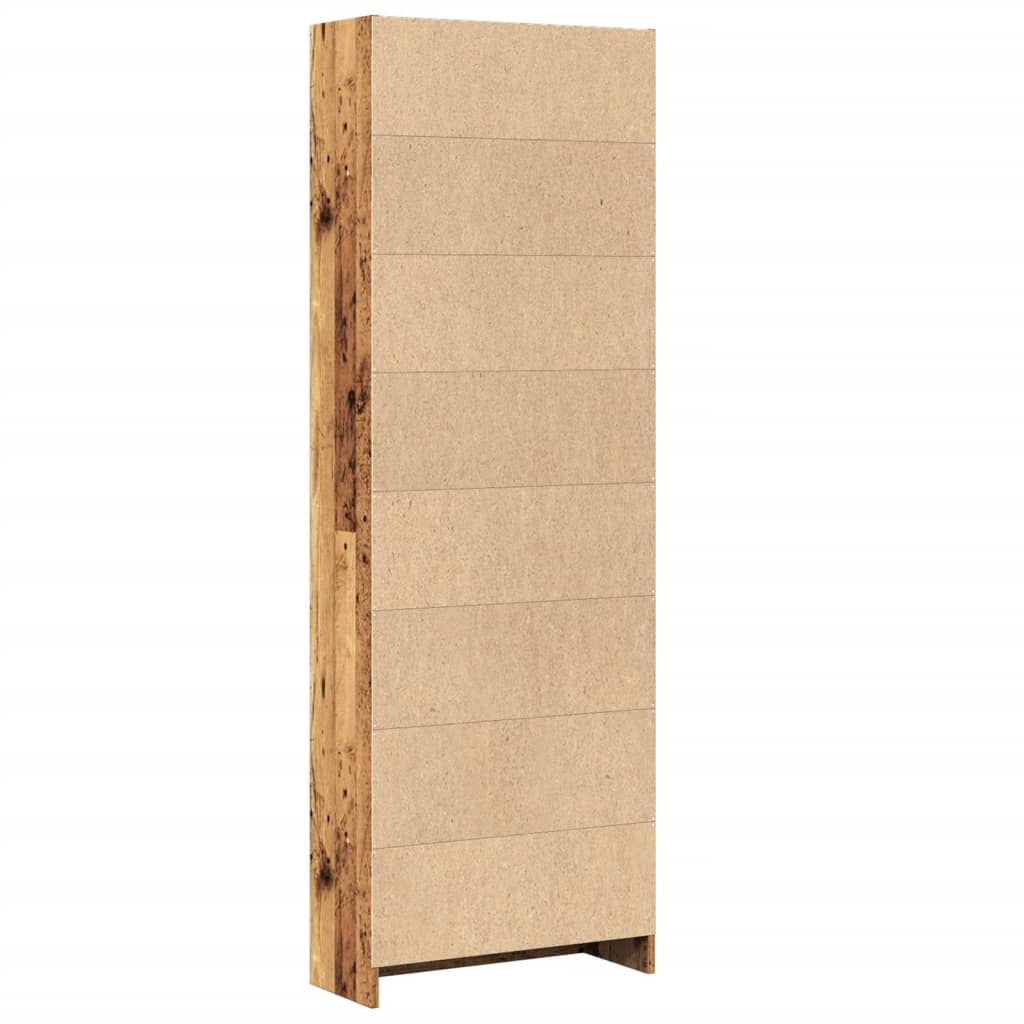 Libreria Legno Antico 60x24x176 cm in Legno Multistrato 857828