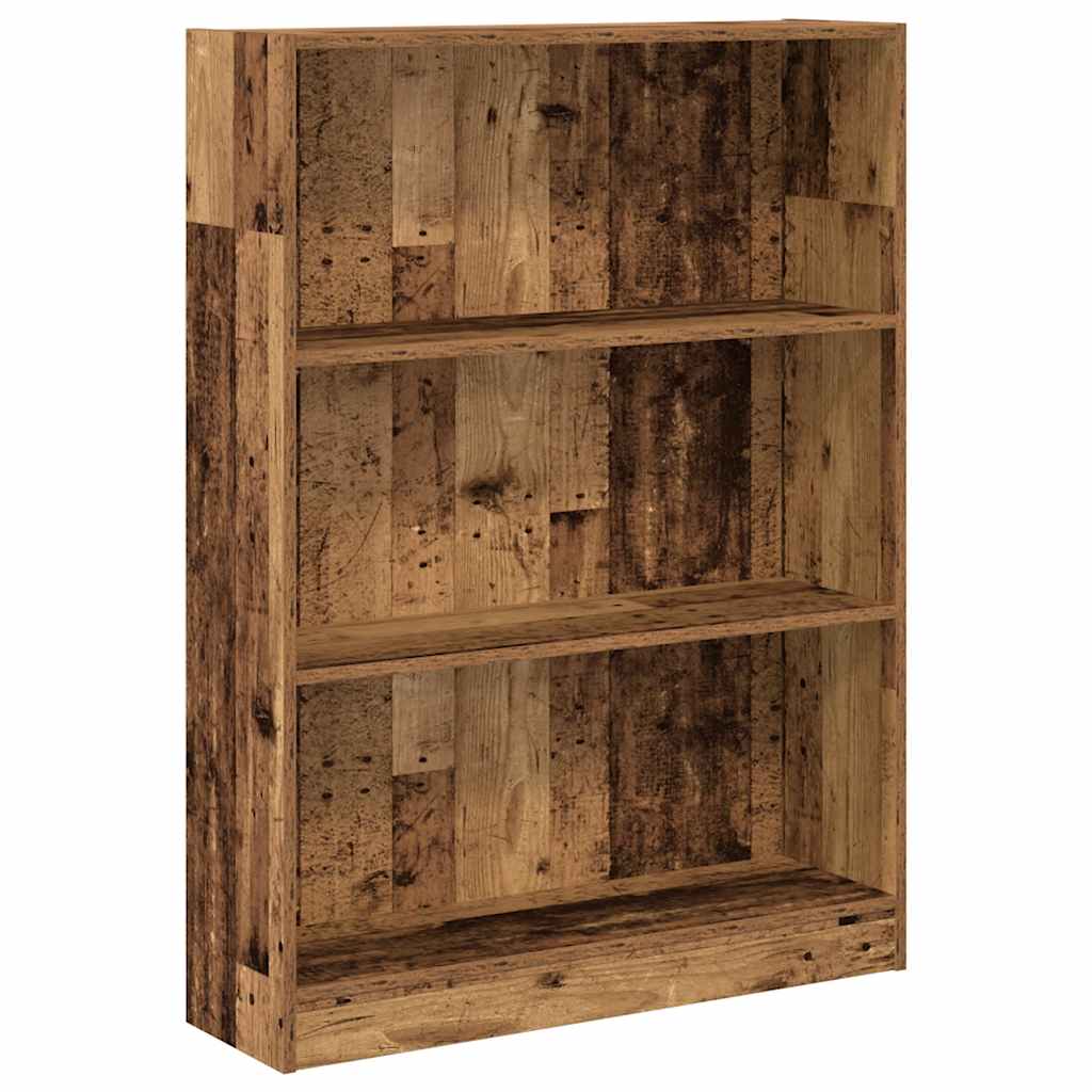 Libreria Legno Antico 80x24x109 cm in Legno Multistrato 857842