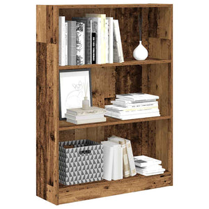 Libreria Legno Antico 80x24x109 cm in Legno Multistrato 857842