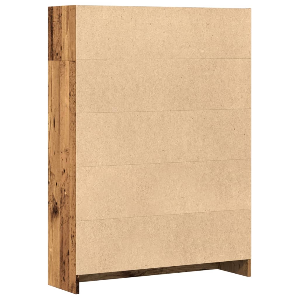 Libreria Legno Antico 80x24x109 cm in Legno Multistrato 857842