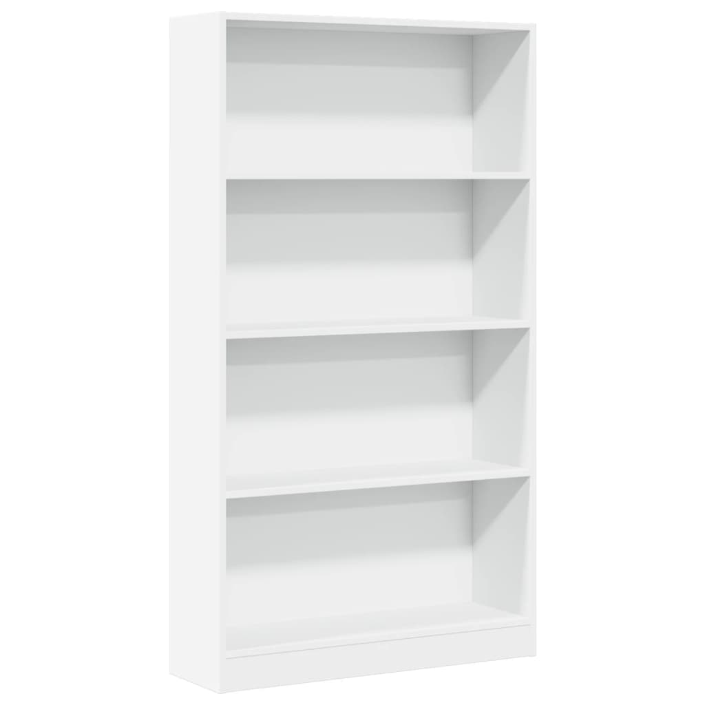 Libreria Bianca 80x24x143 cm in Legno Multistrato 857844