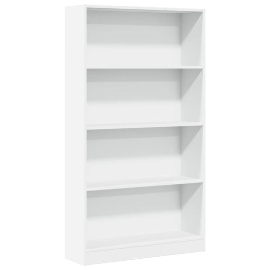 Libreria Bianca 80x24x143 cm in Legno Multistrato 857844