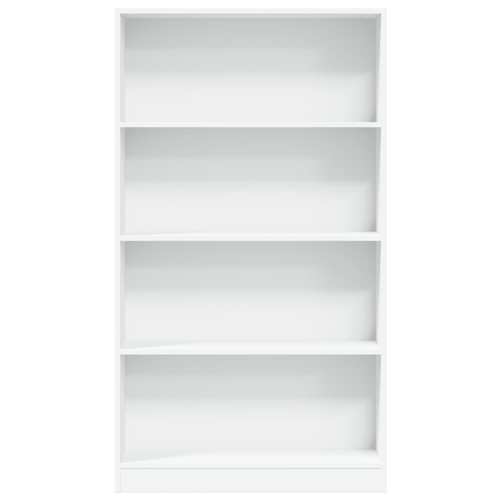 Libreria Bianca 80x24x143 cm in Legno Multistrato 857844