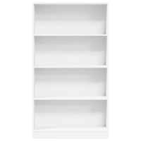 Libreria Bianca 80x24x143 cm in Legno Multistrato 857844