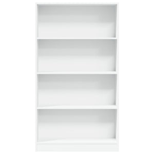 Libreria Bianca 80x24x143 cm in Legno Multistrato 857844