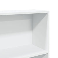 Libreria Bianca 80x24x143 cm in Legno Multistrato 857844