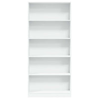 Libreria Bianca 80x24x176 cm in Legno Multistrato 857853