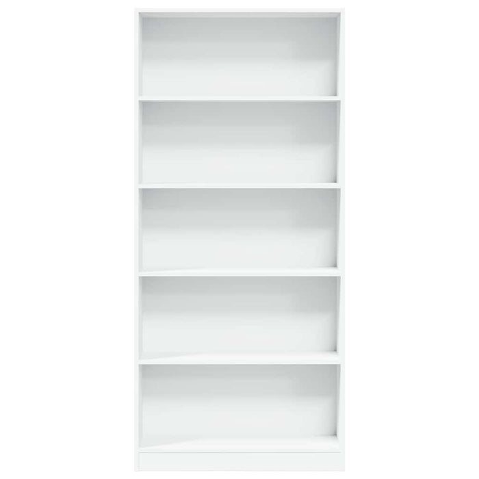 Libreria Bianca 80x24x176 cm in Legno Multistrato 857853