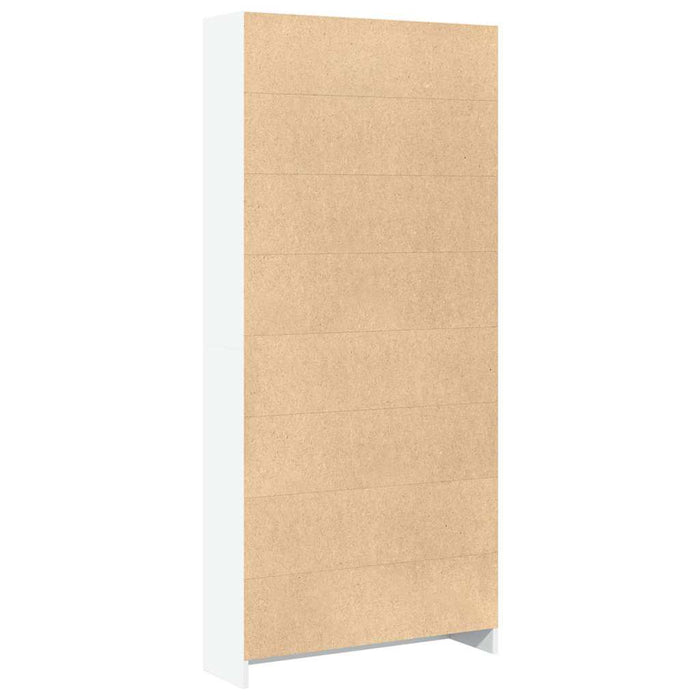 Libreria Bianca 80x24x176 cm in Legno Multistrato 857853