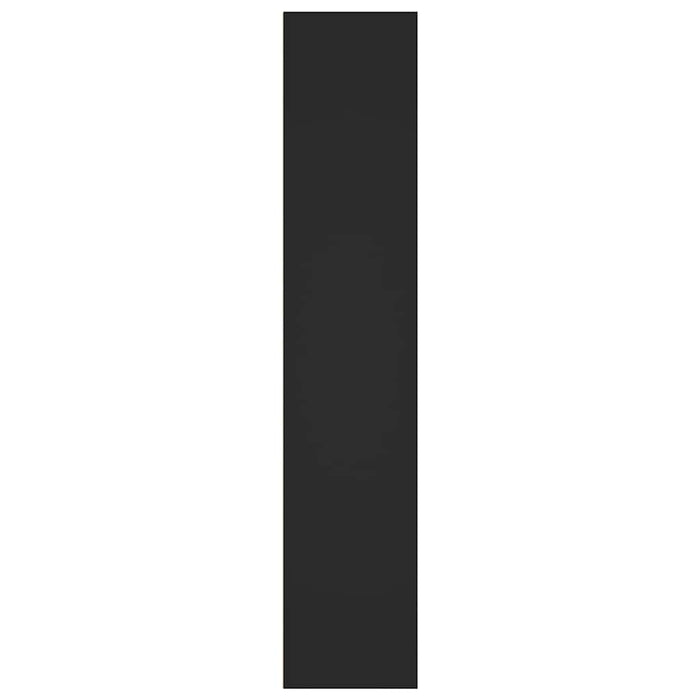 Libreria Nera 40x30x152 cm in Legno Multistrato 857877