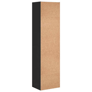 Libreria Nera 40x30x152 cm in Legno Multistrato 857877