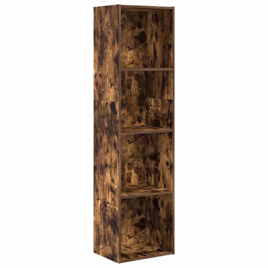 Libreria Rovere Fumo 40x30x152 cm in Legno Multistrato 857880