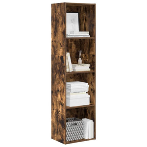 Libreria Rovere Fumo 40x30x152 cm in Legno Multistrato 857880