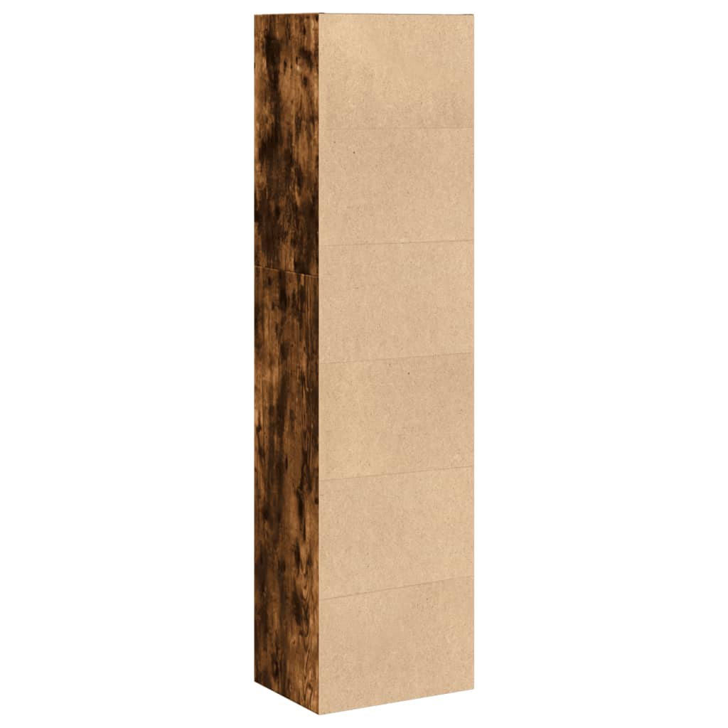 Libreria Rovere Fumo 40x30x152 cm in Legno Multistrato 857880