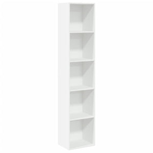 Libreria Bianca 40x30x189 cm in Legno Multistrato 857885