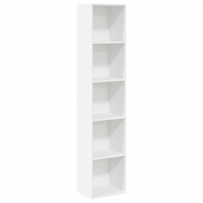 Libreria Bianca 40x30x189 cm in Legno Multistrato 857885