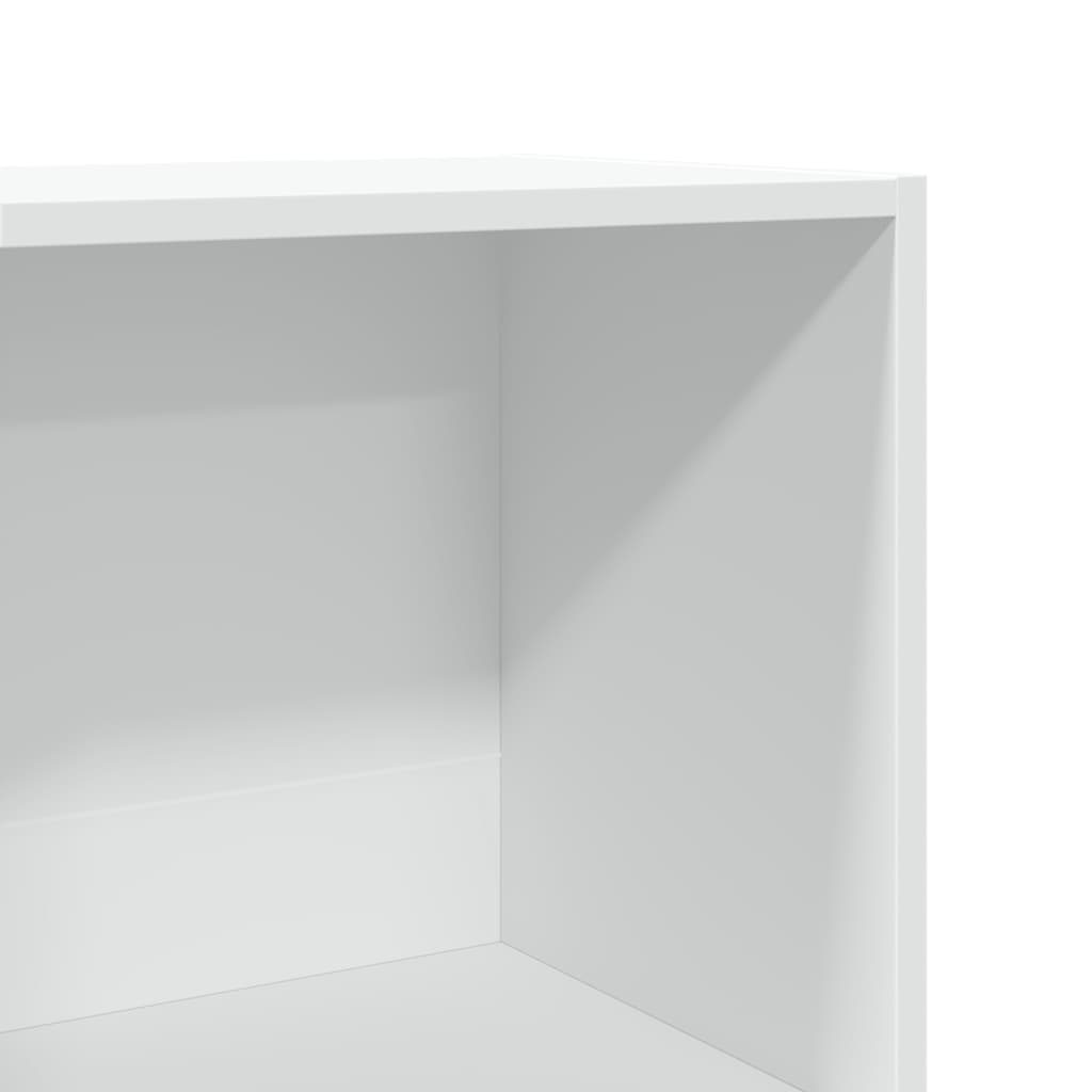 Libreria Bianca 40x30x189 cm in Legno Multistrato 857885