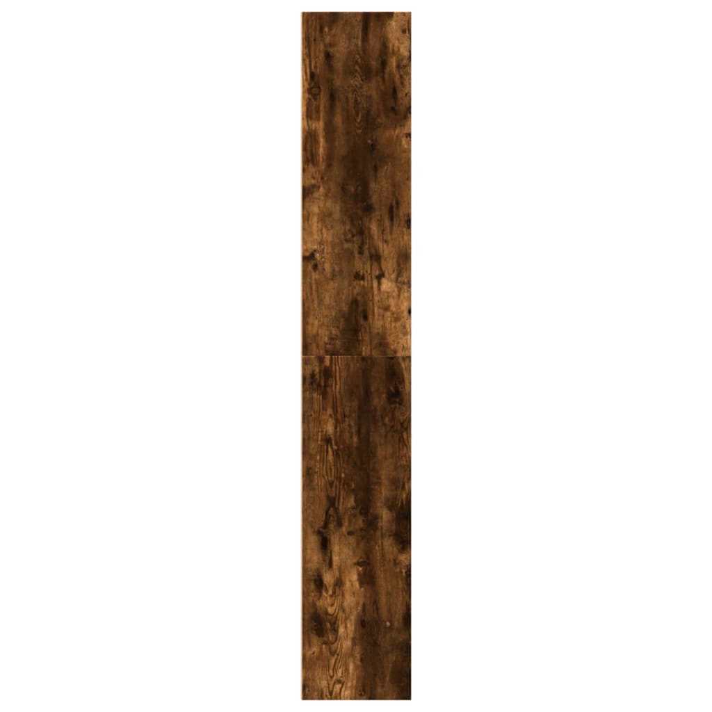 Libreria Rovere Fumo 40x30x189 cm in Legno Multistrato 857889