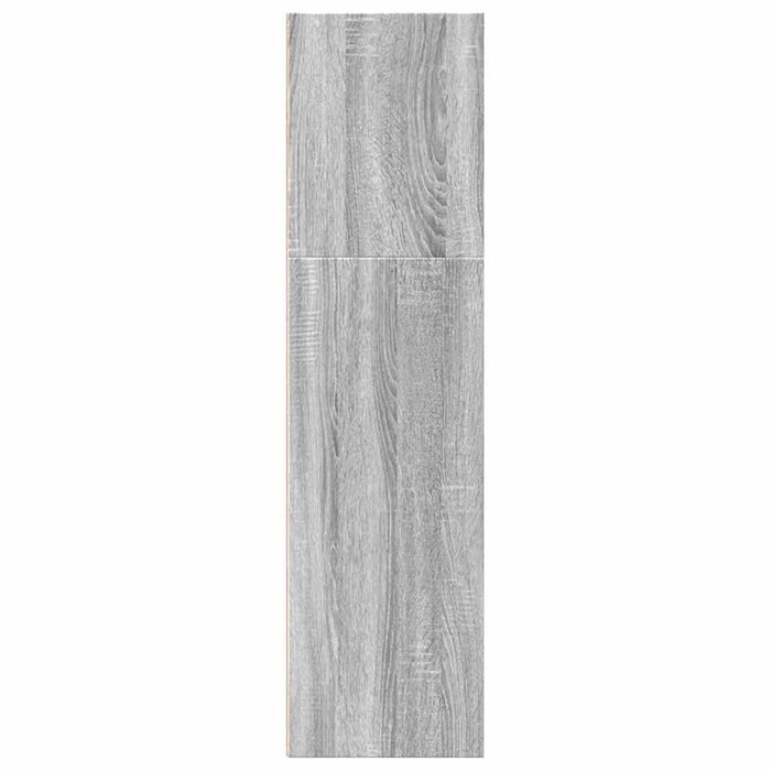 Libreria Grigio Sonoma 60x30x114 cm in Legno Multistrato